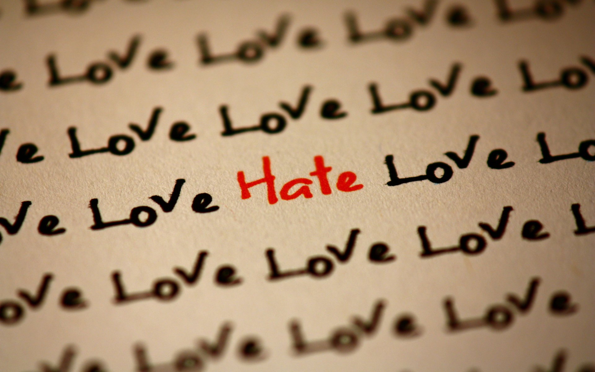 mots inscription amour haine