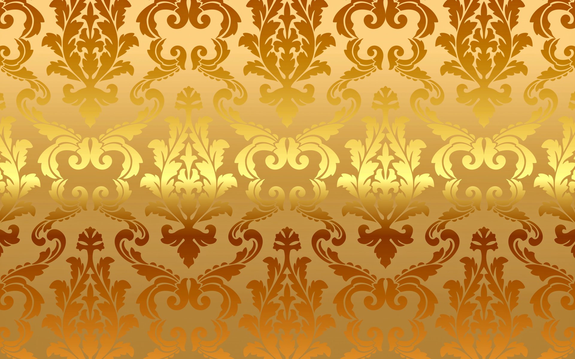 or modèle vintage gradient vecteur fond or modèle ornement