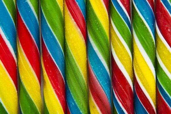 Forme de tube rond multicolore