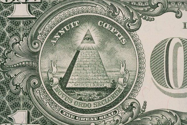 Un Dollar macro pyramide verte