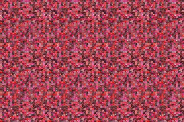 Petite mosaïque de nuances de rouge