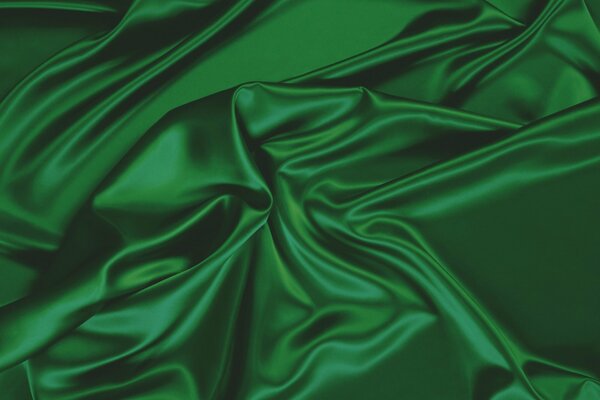 Tissu vert foncé et riche
