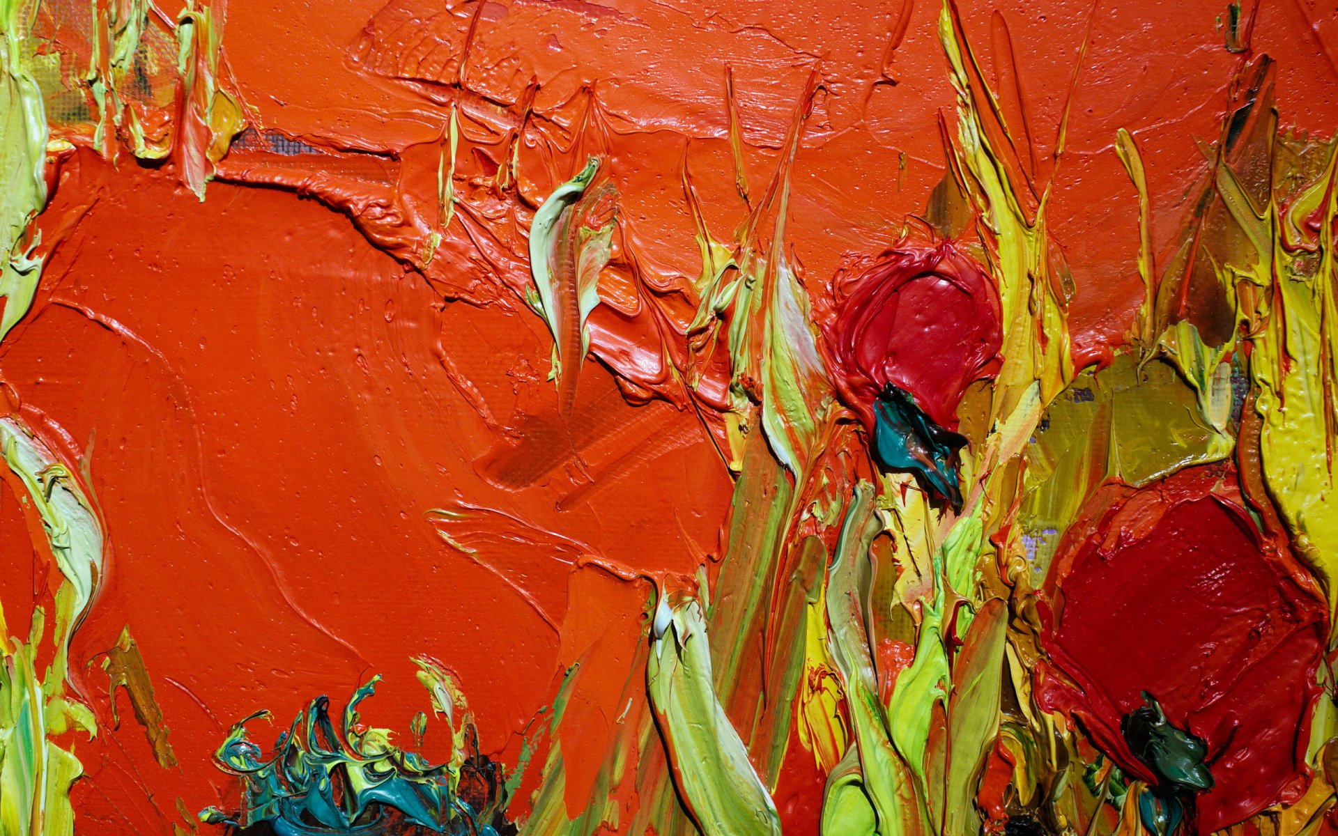 huile de texture huile peinture