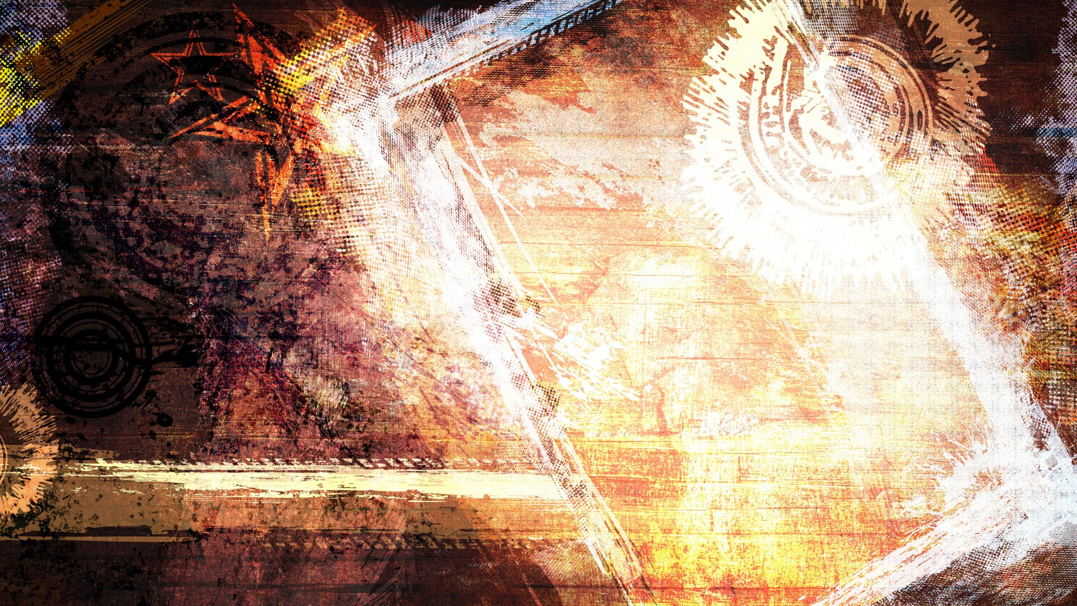 étoiles abstraite style