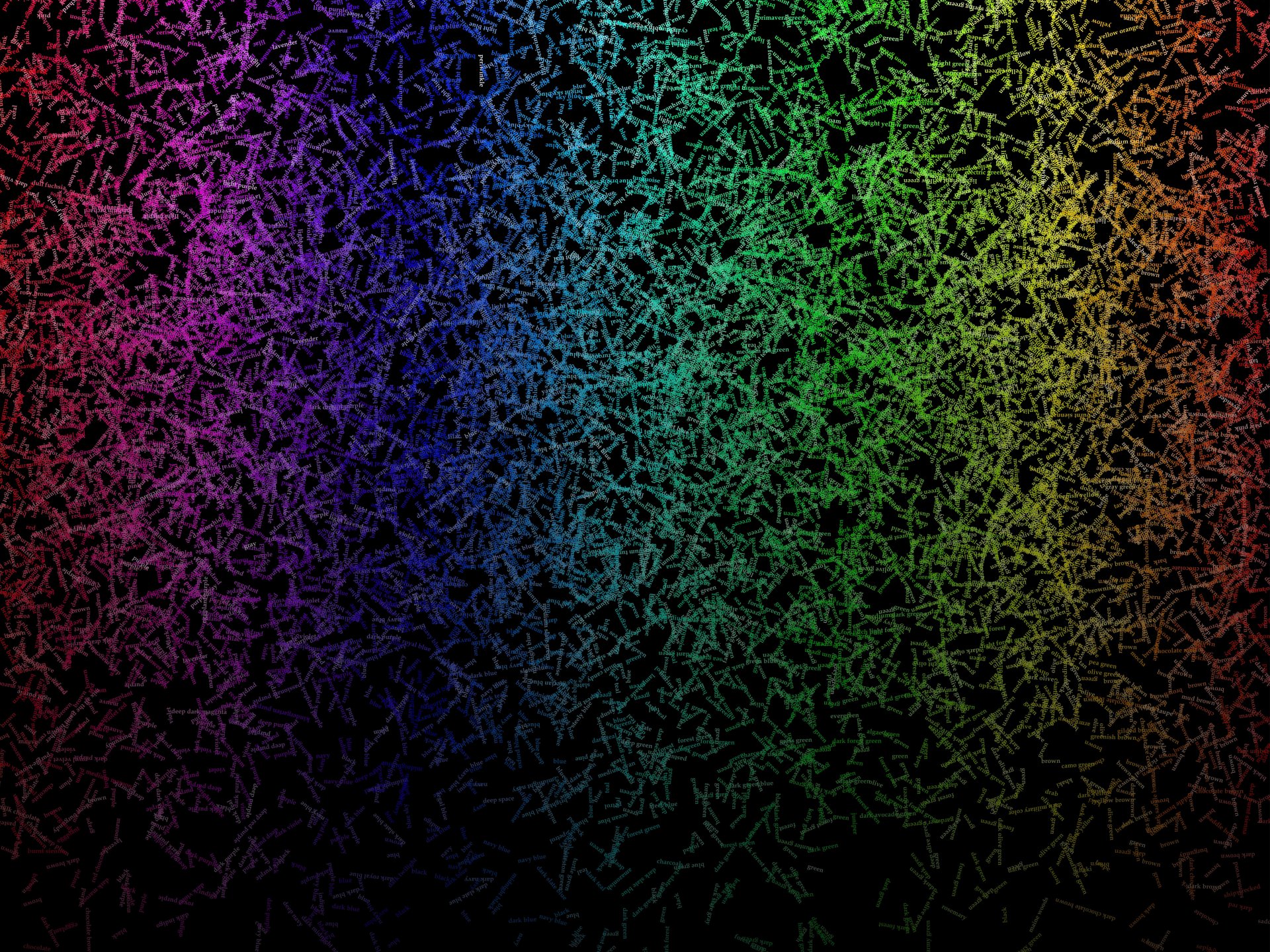 mots spectre couleurs