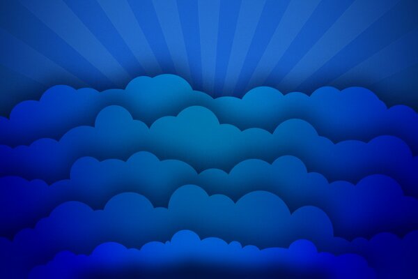 Ciel bleu avec des nuages