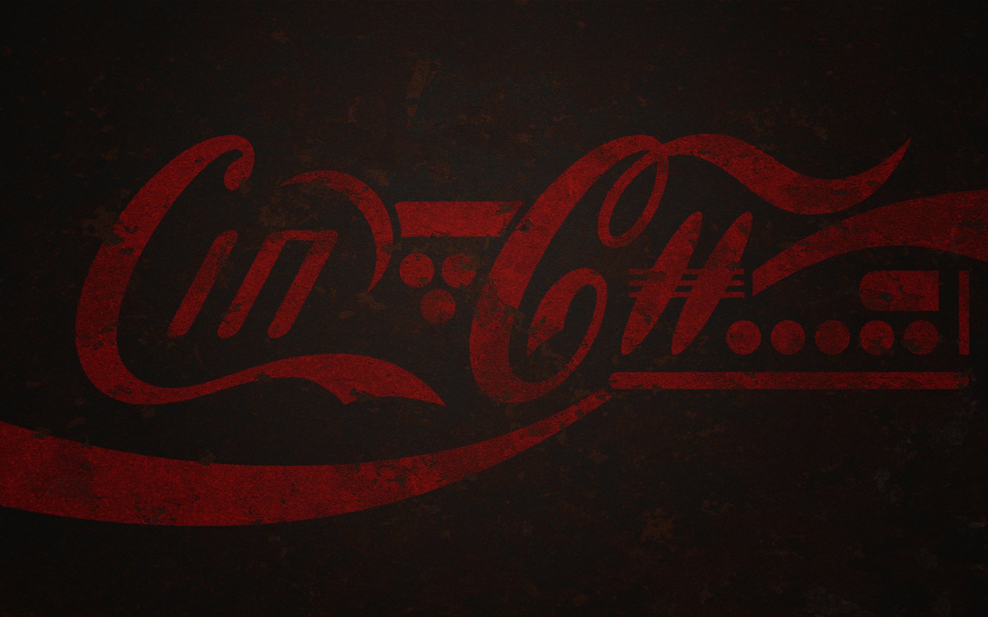 coca cola avenir logo métal peinture rouille