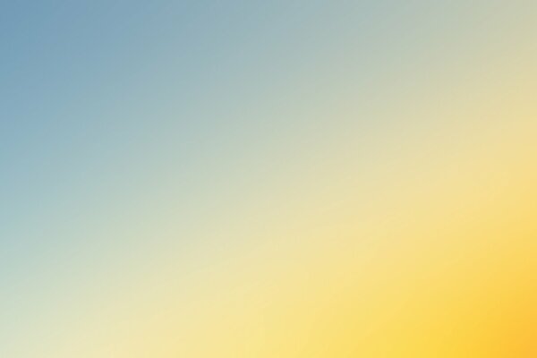 Dégradé pastel gris-bleu tournant dans une teinte jaune juteuse