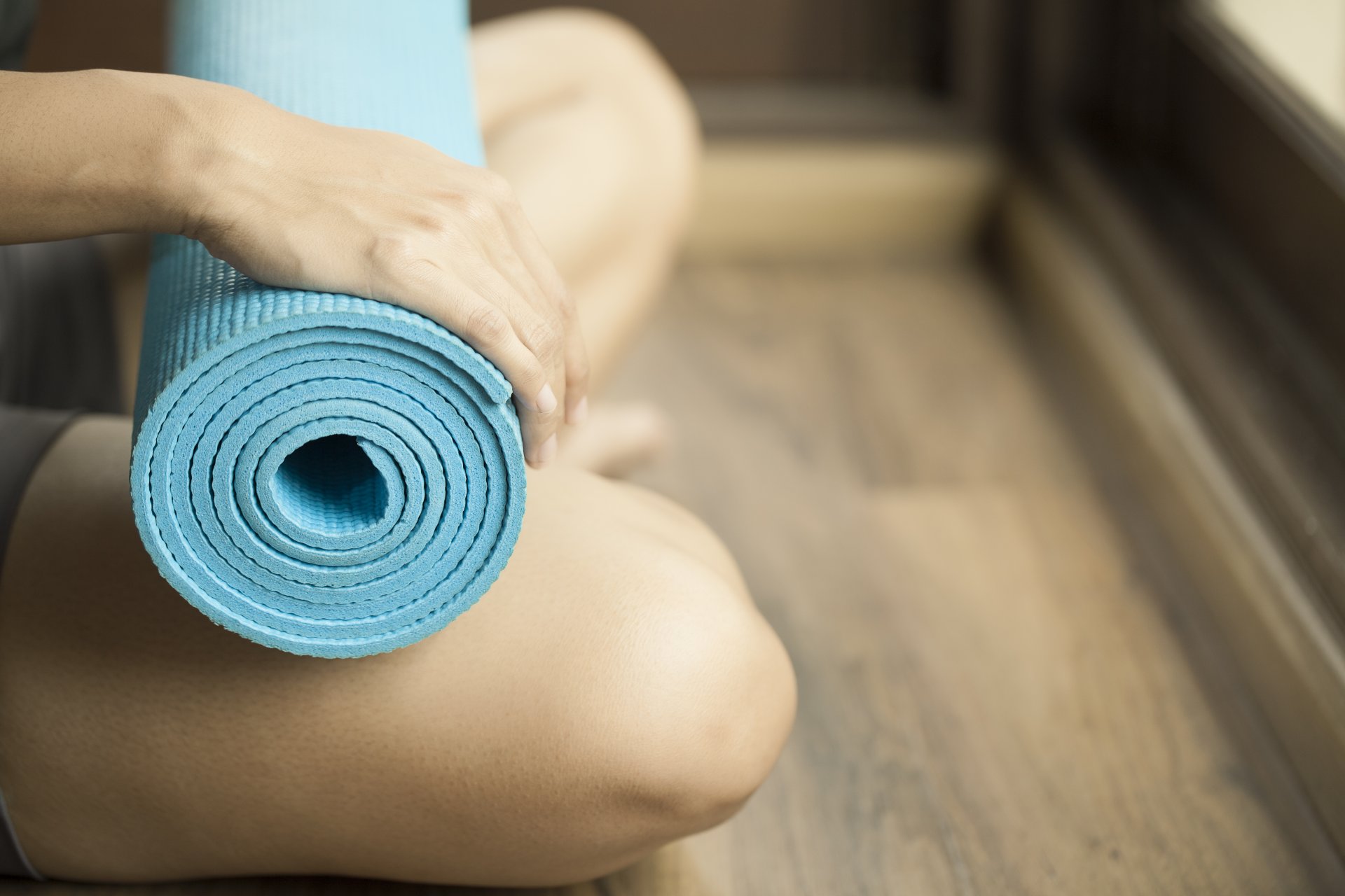 tapis d exercice pose genoux