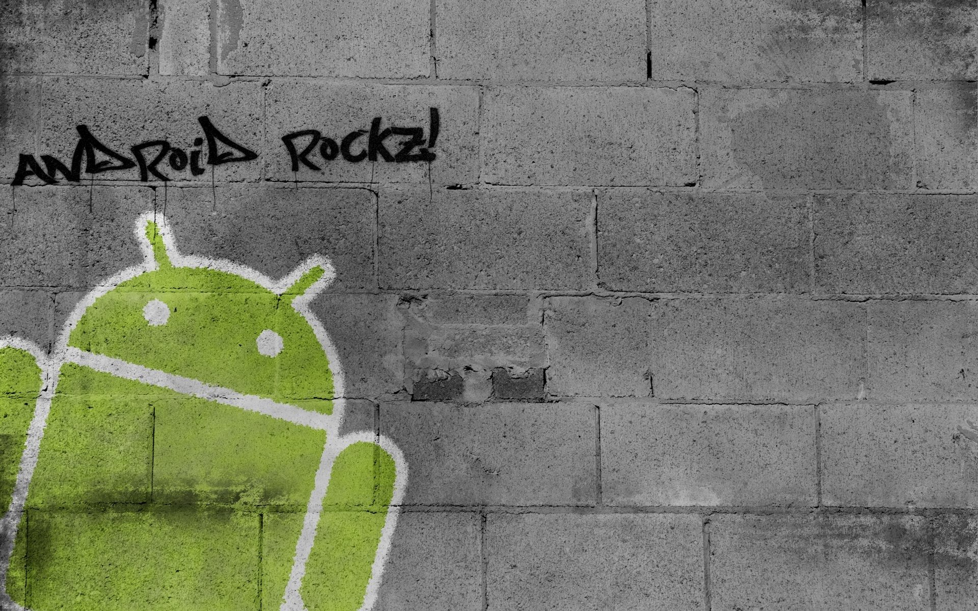 android graffiti mur