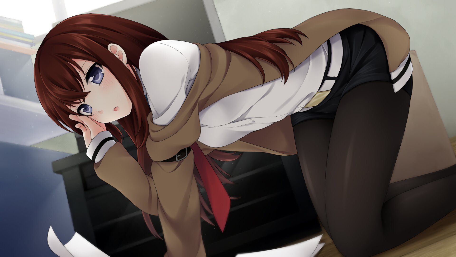 anime art mugs kurisu makise fille