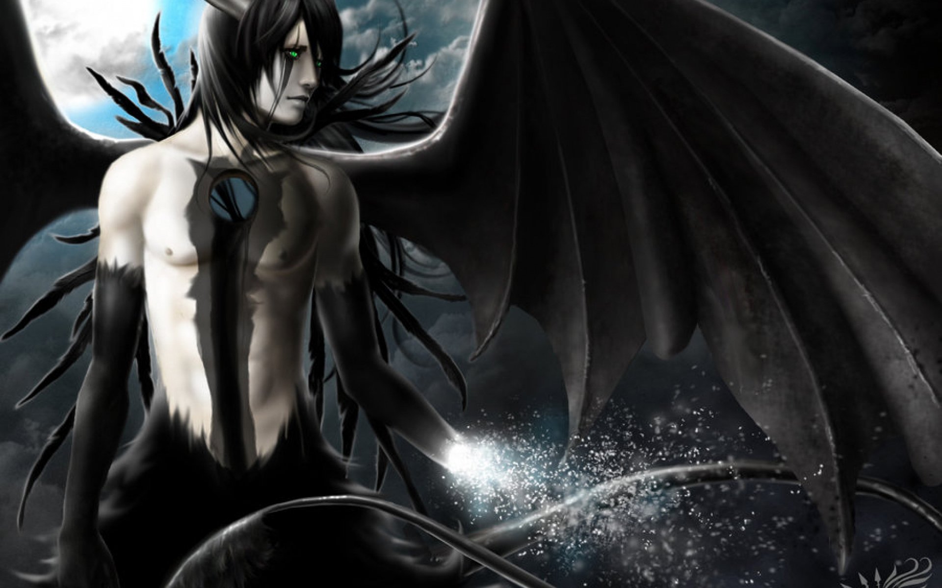 anime eau de javel eau de javel art ailes ulquiorra lune ulquiorra schiffer