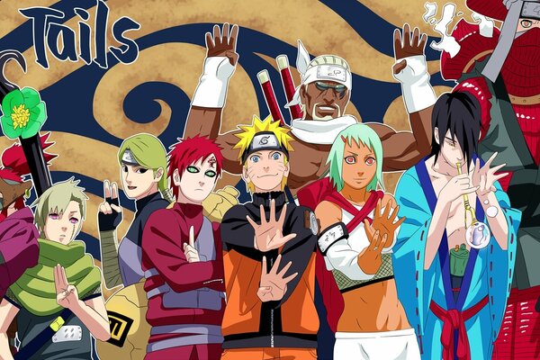 Affiche d anime. Naruto, Gaara