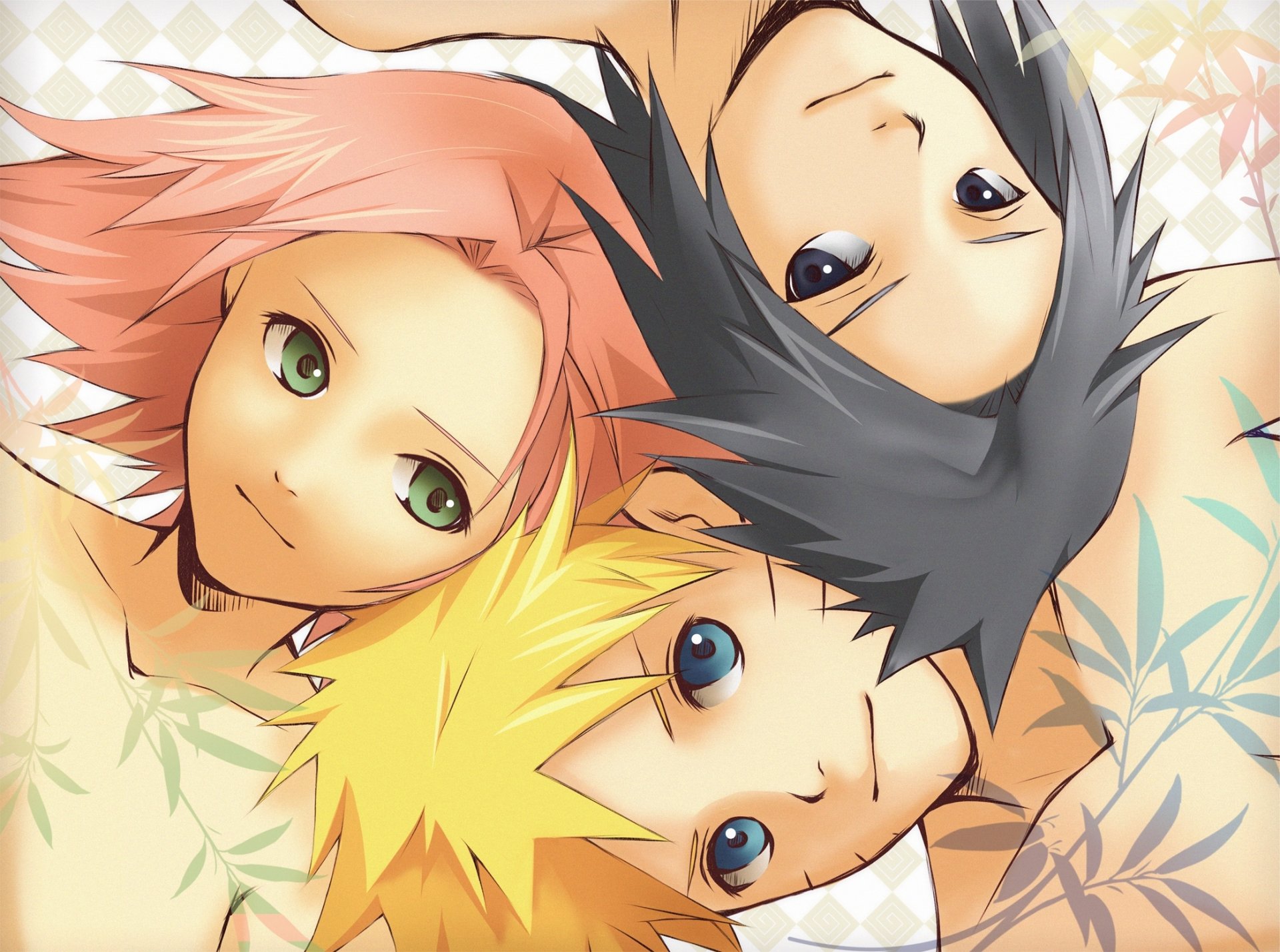 naruto uzumaki sakura haruno sasuke équipe 7 sakura garçons fille cheveux roses