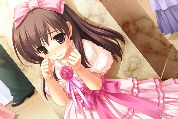 Anime pleurer fille nyasha