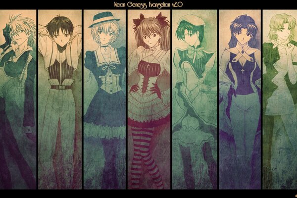 Anime Evangelion et ses personnages