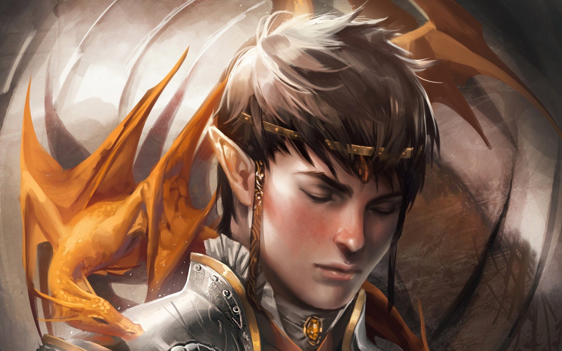 fidèle sakimichan art elfe dragon fantasy art