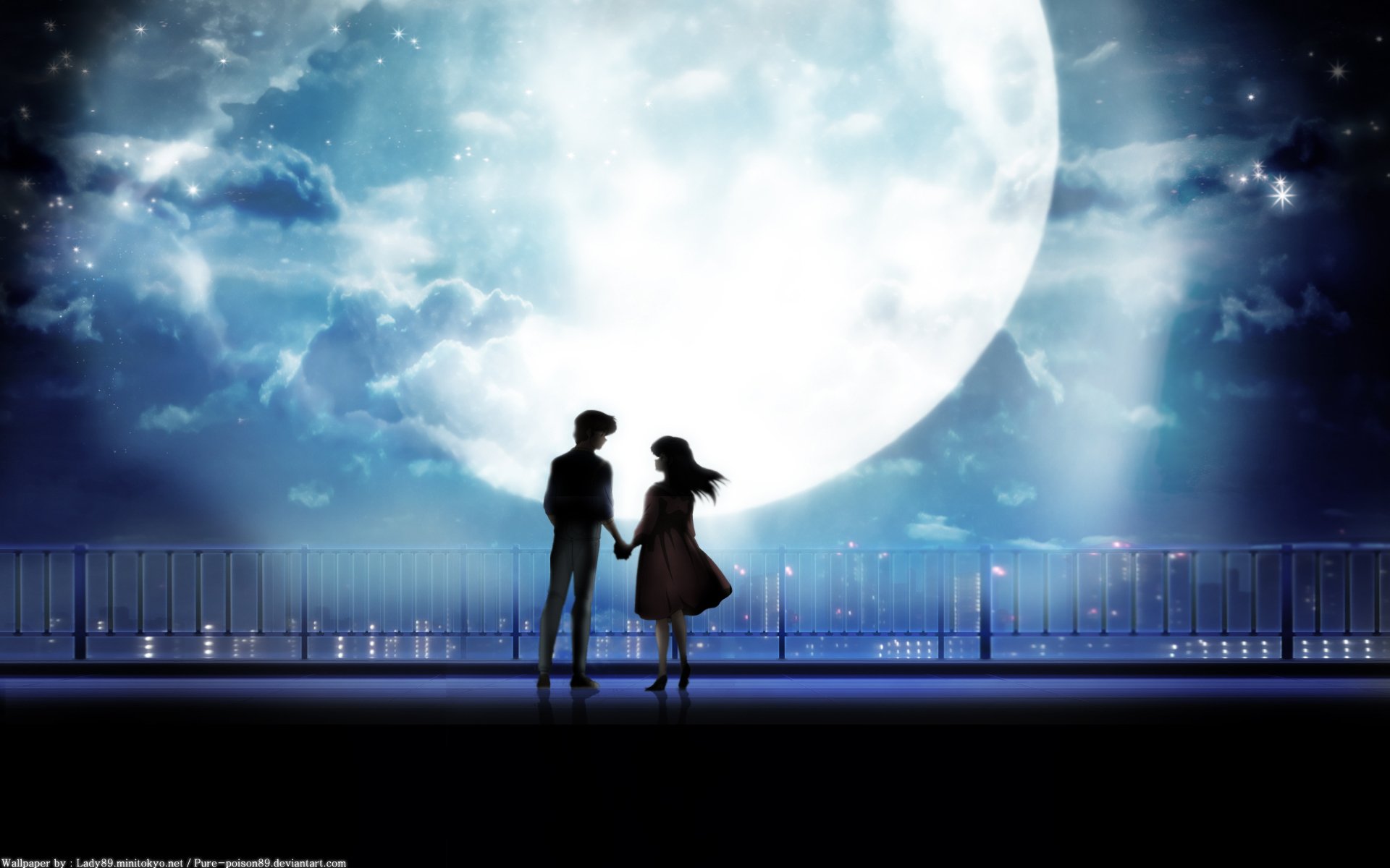 takahashi rumiko maison ikkoku lune nuit ville garçon fille couple