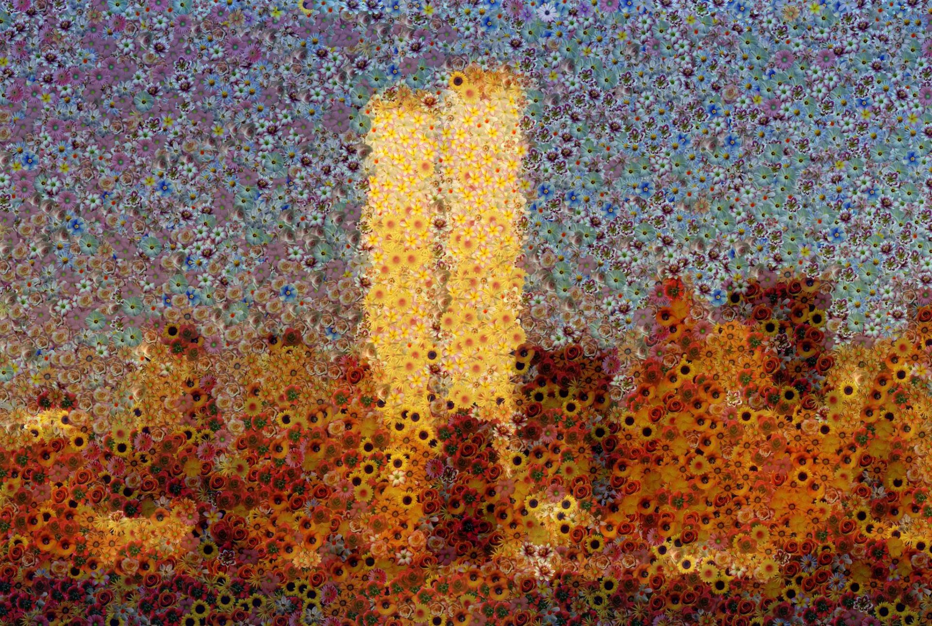 gratte-ciel new york manhattan cci world trade center fleurs