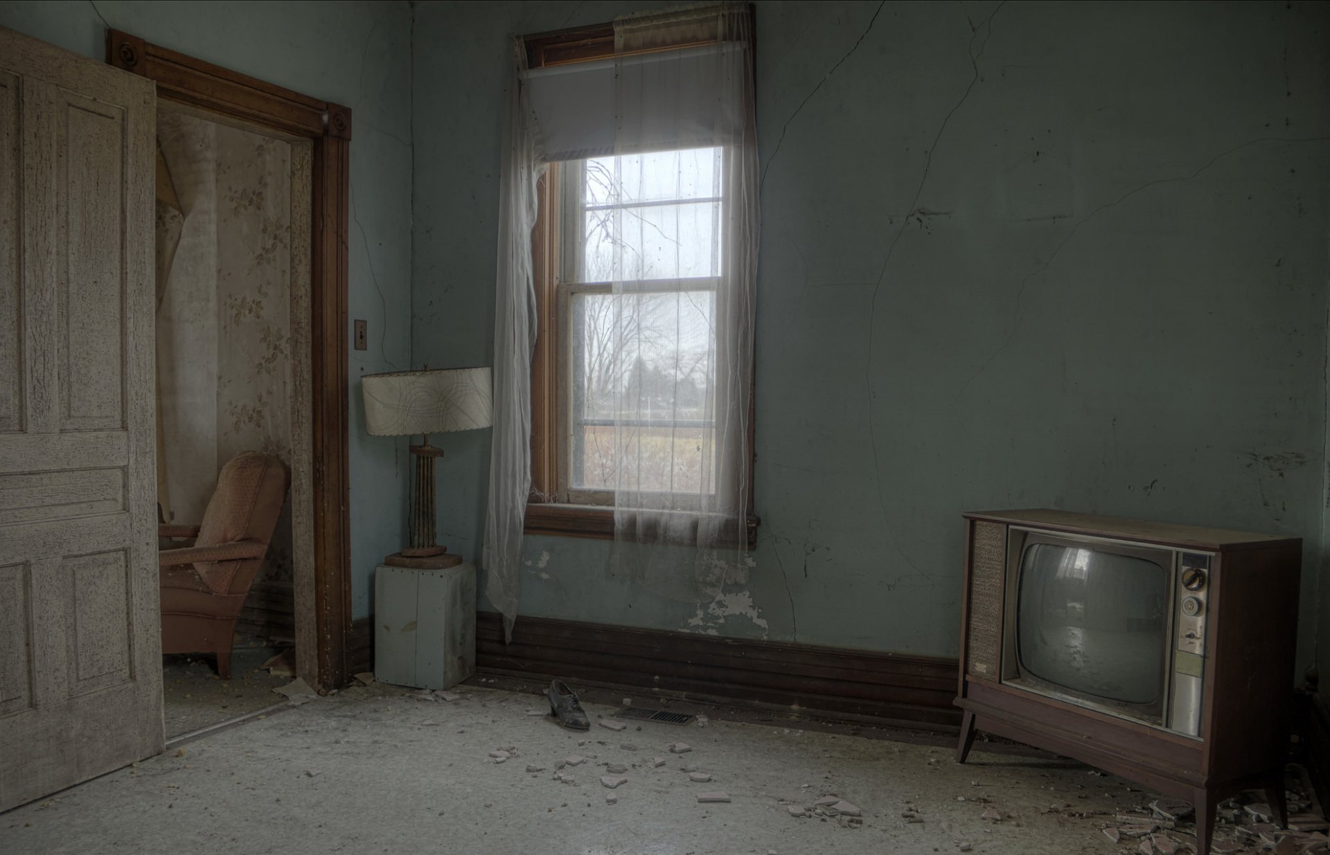 chambre fenêtre tv