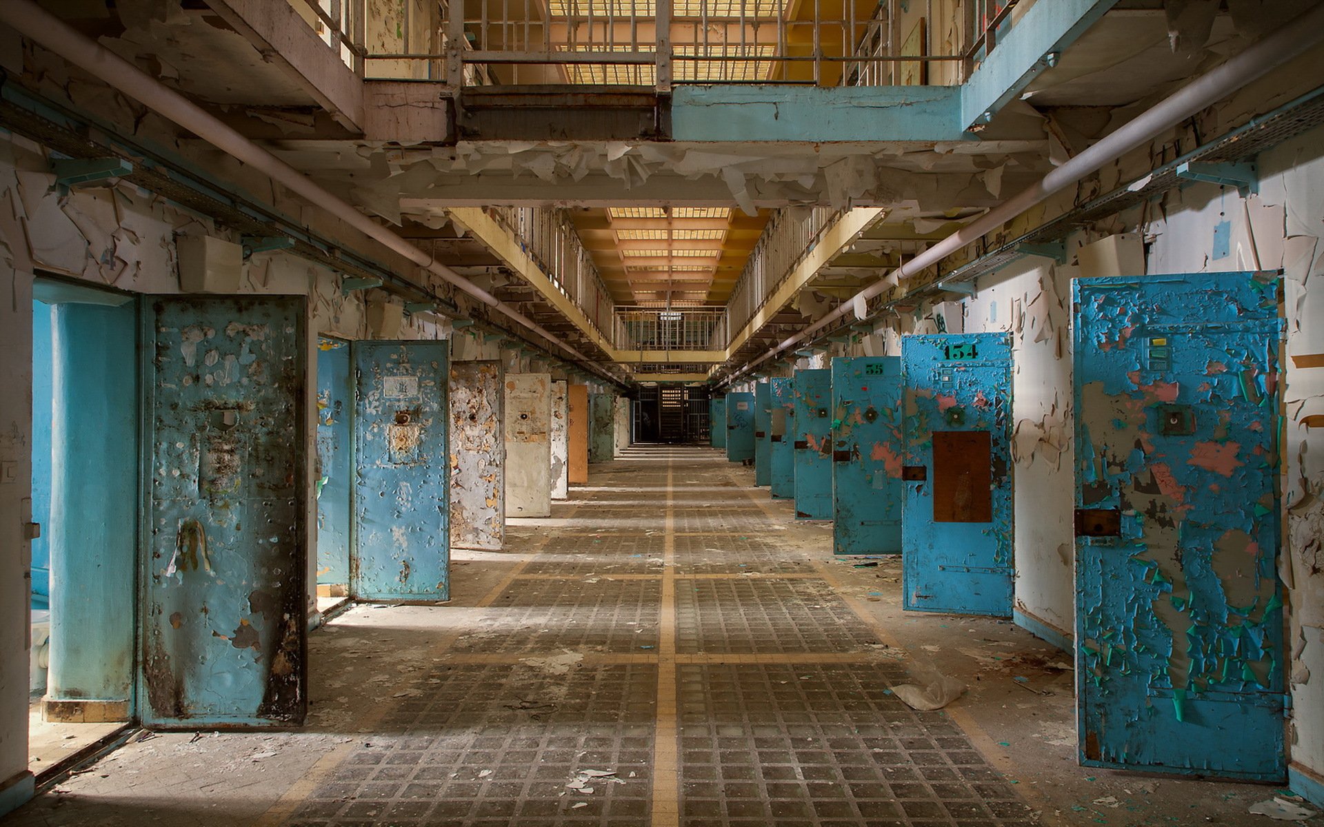 prison cellules intérieur