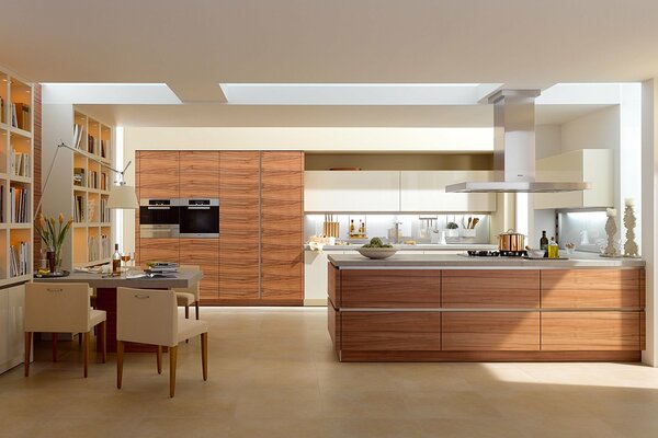Style de cuisine comme dans la chambre