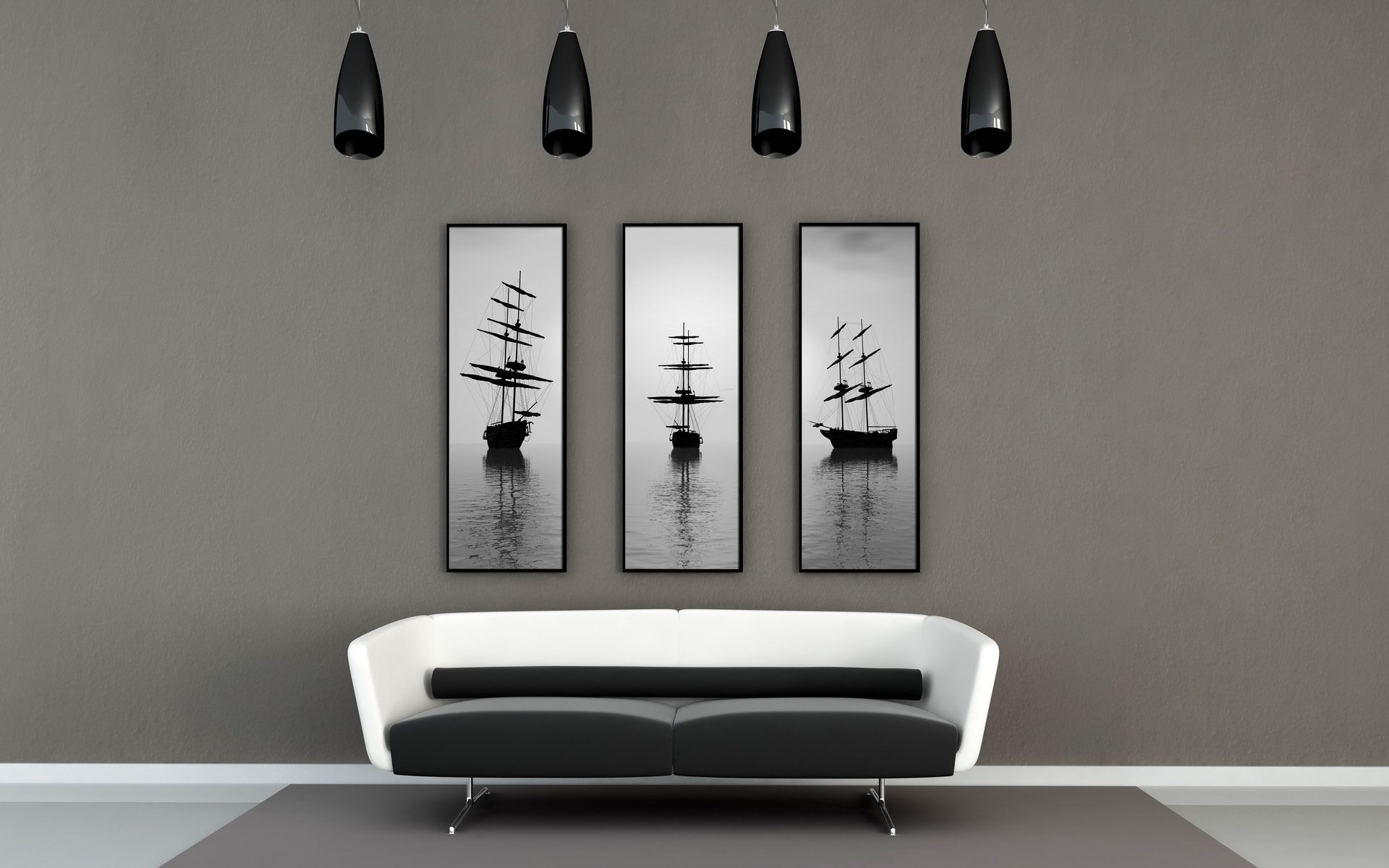 intérieur pièce appartement conception style canapé peintures métier