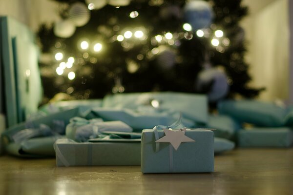 Cadeaux de Noël et ambiance festive