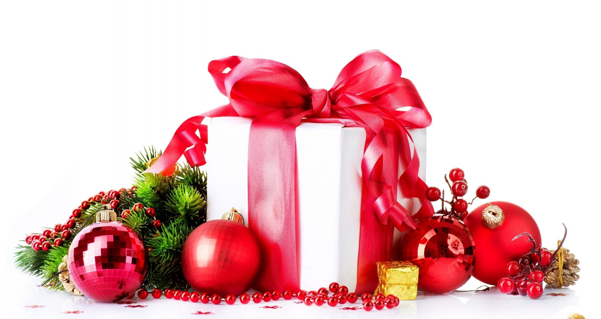 décoration cadeau boîte boules