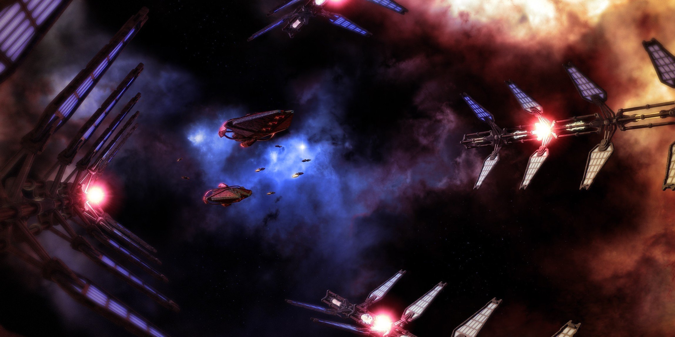 art espace navires transport nébuleuse