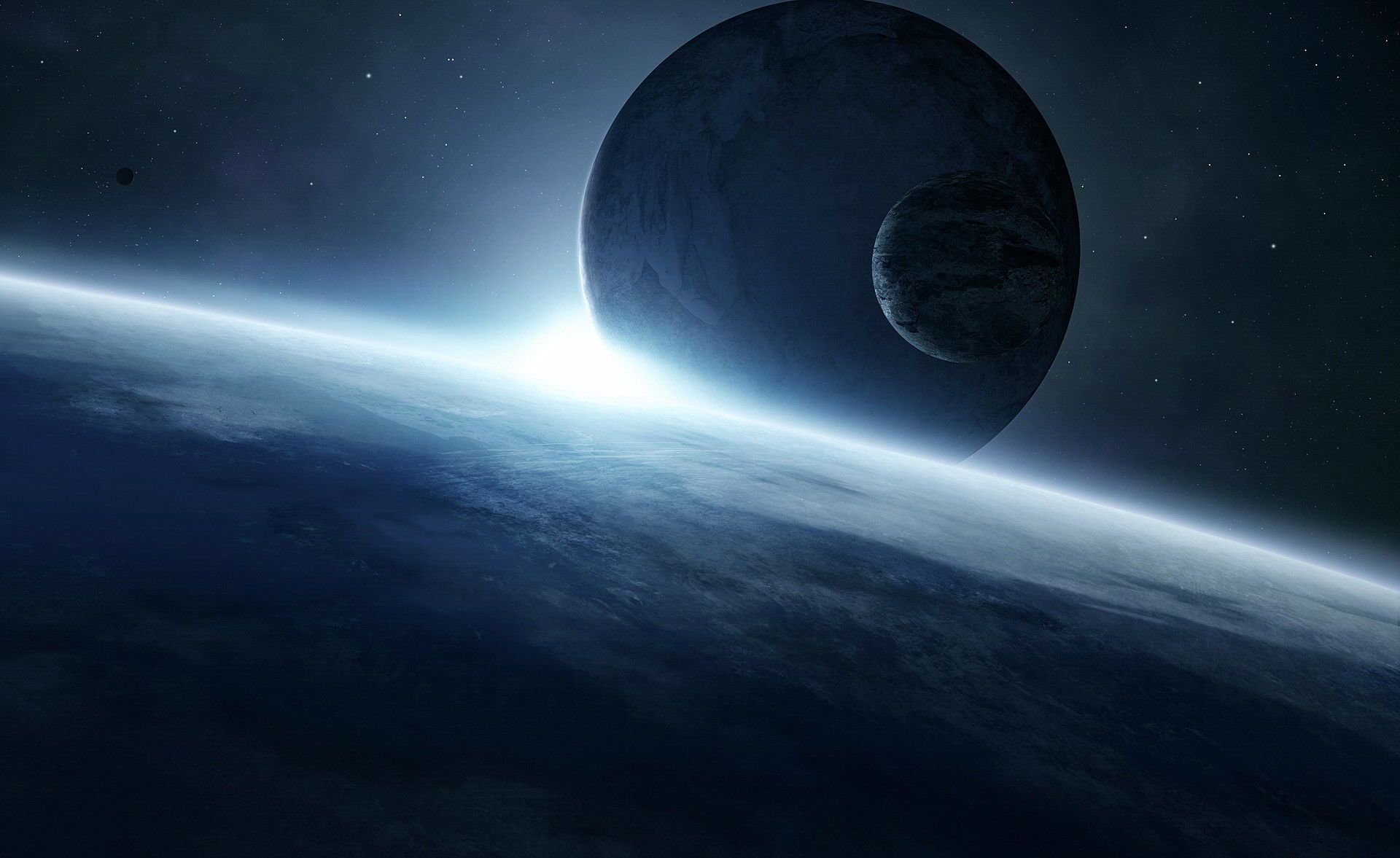 étoile espace planètes espace