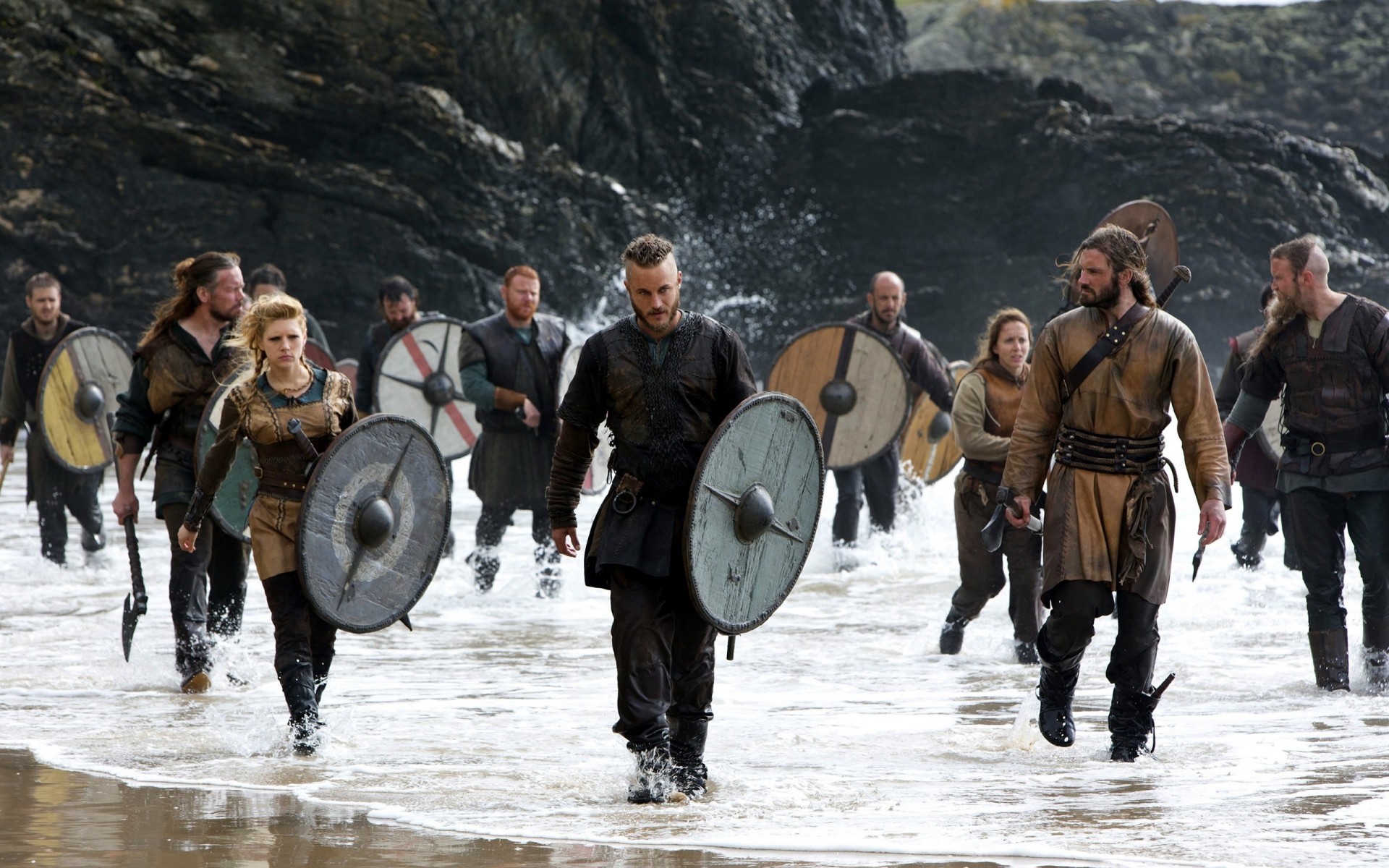 série vikings historique fimmel guerriers
