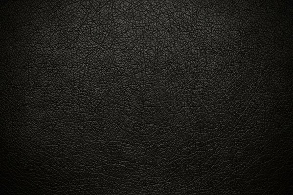 Teustura noir mat en cuir