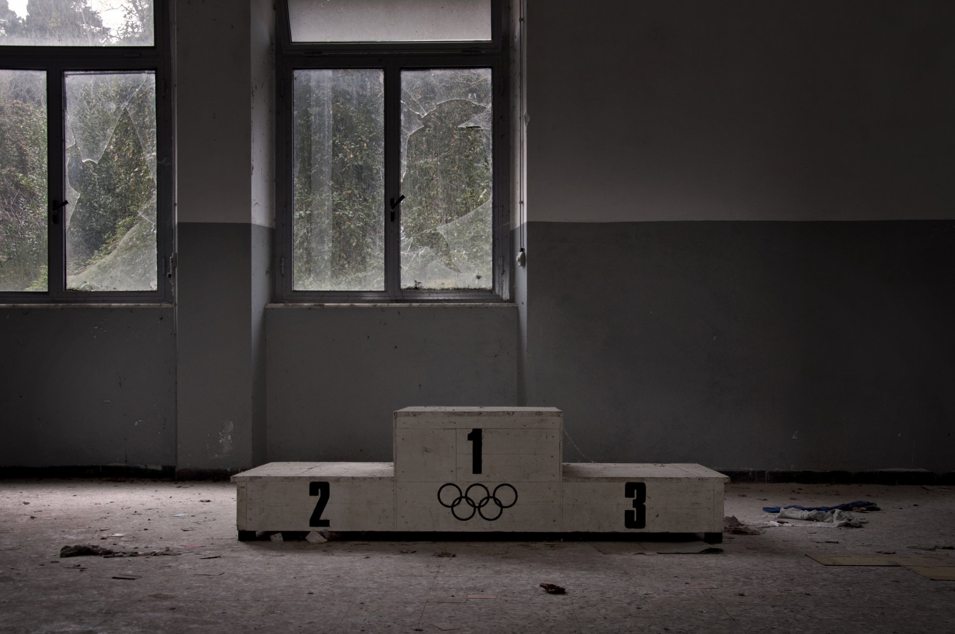 piédestal salle sport