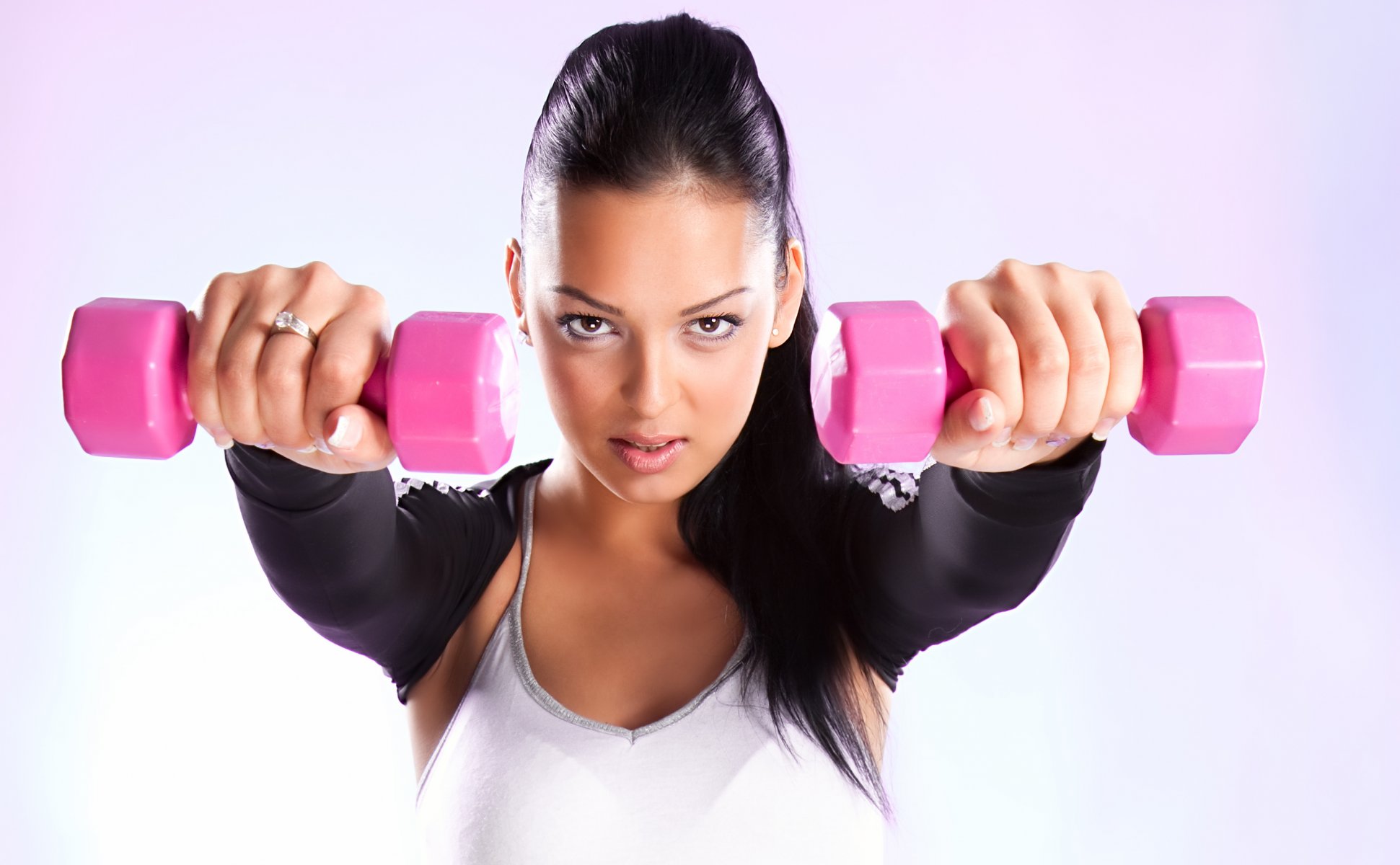 fitness femme haltères