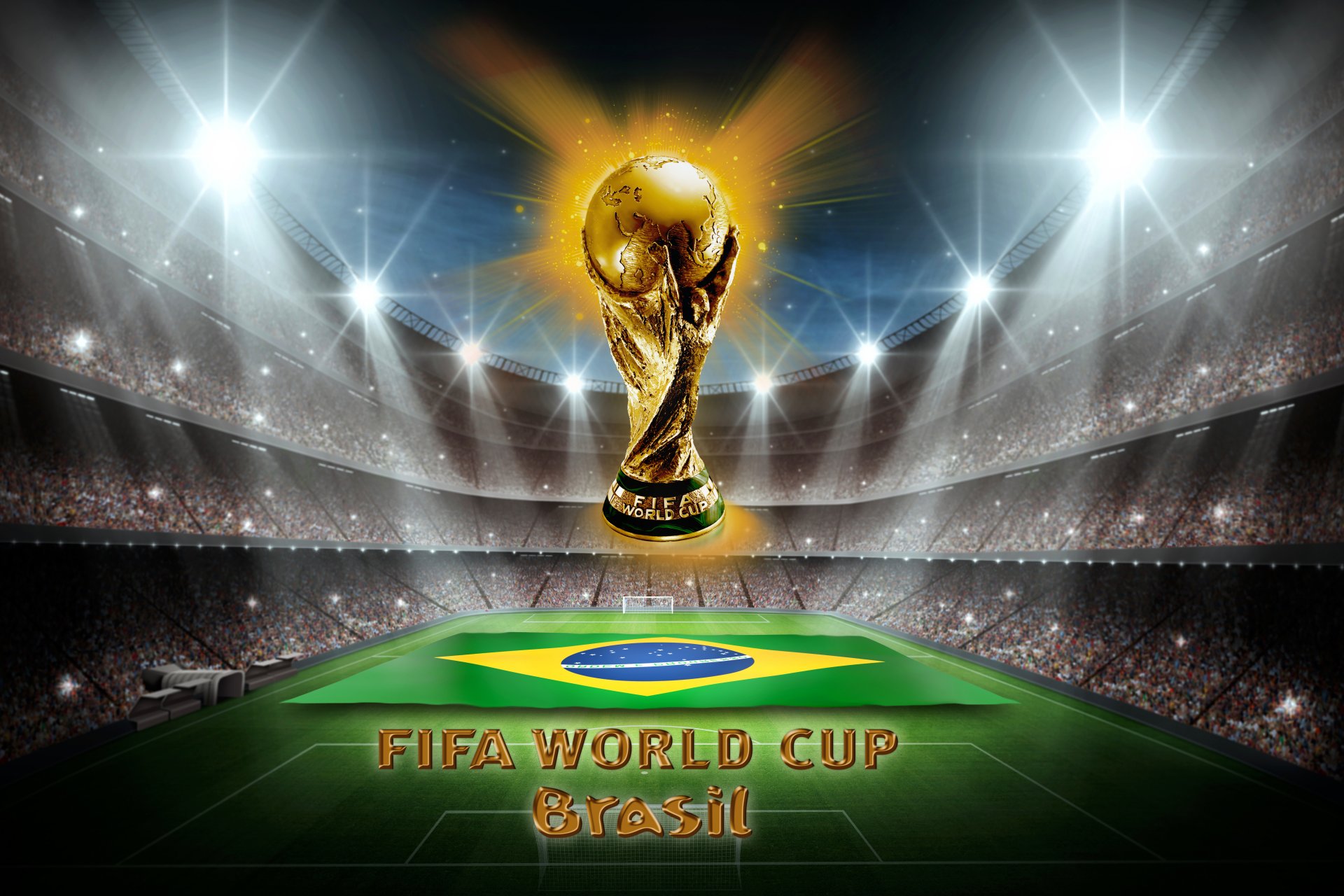 brésil fifa coupe du monde 2014 football trophée or