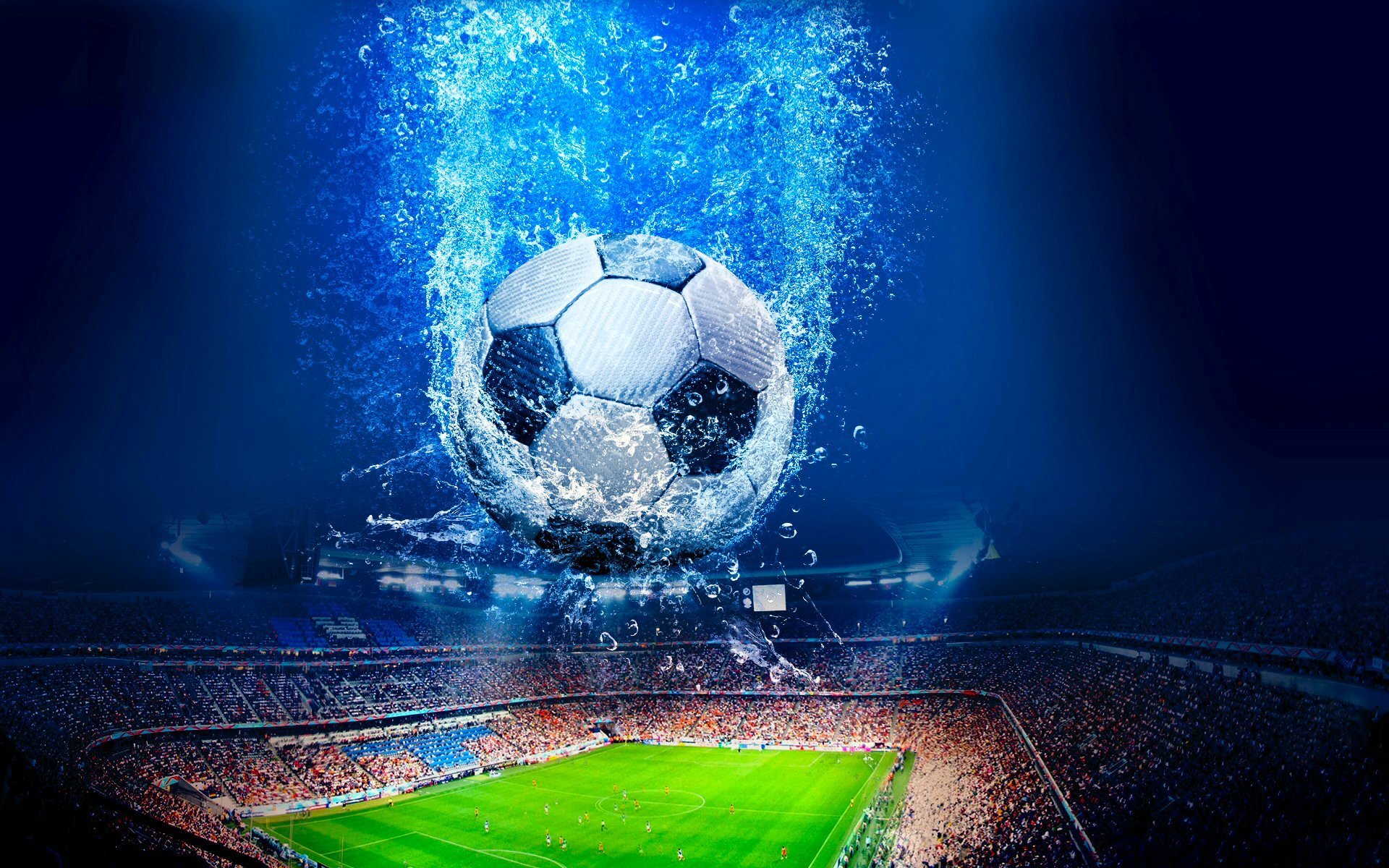 football balle stade terrain