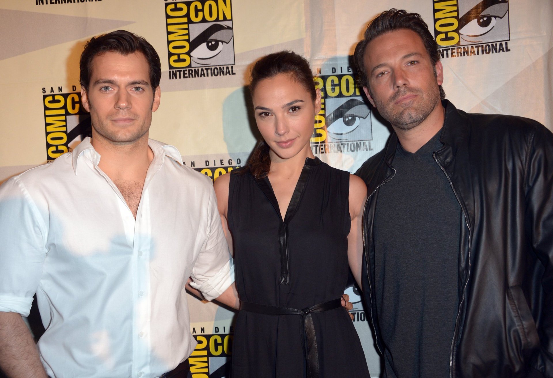 acteurs henry cavill gal gadot gadot ben affleck présentation batman v superman: l aube de la justice batman v superman: l aube de la justice