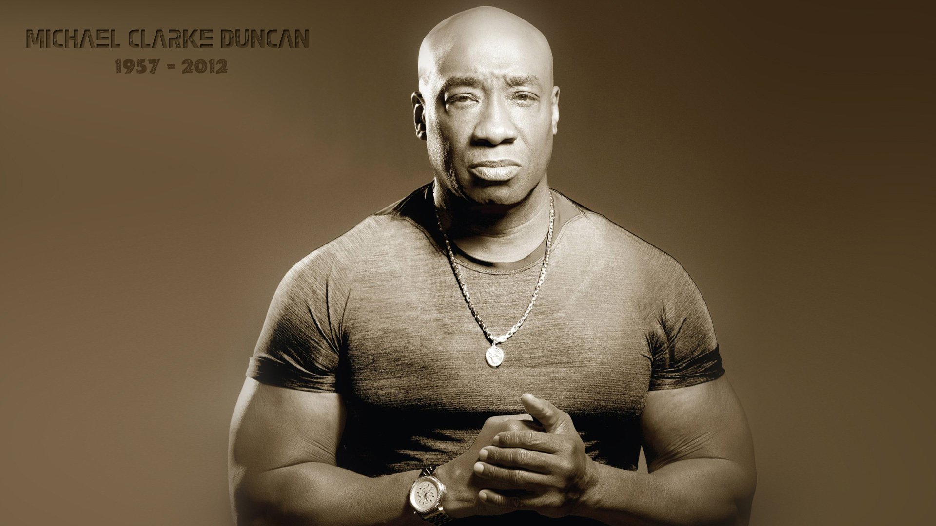 michael clark duncan t-shirt montres
