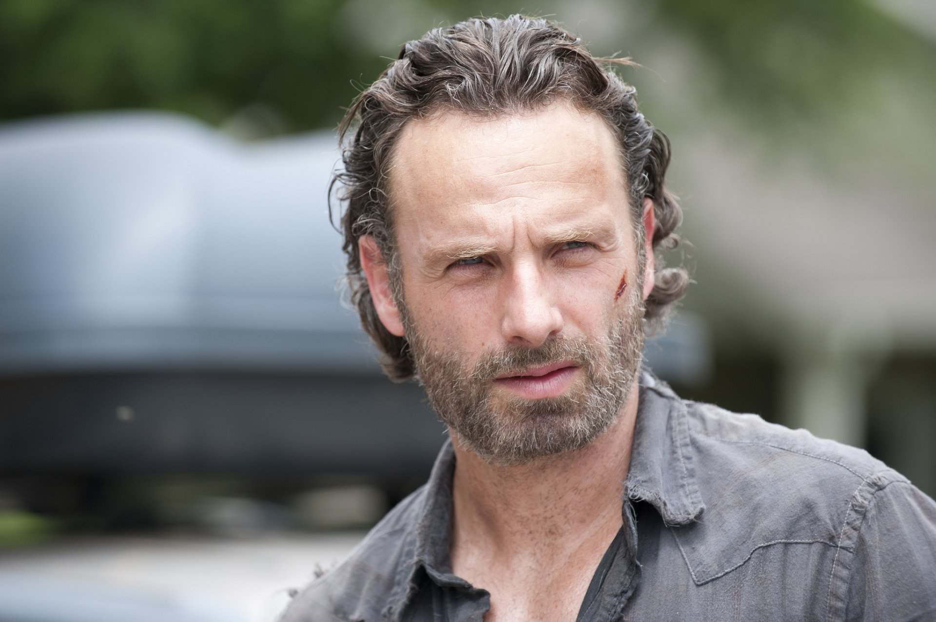 andrew lincoln visage regard the walking dead the walking dead