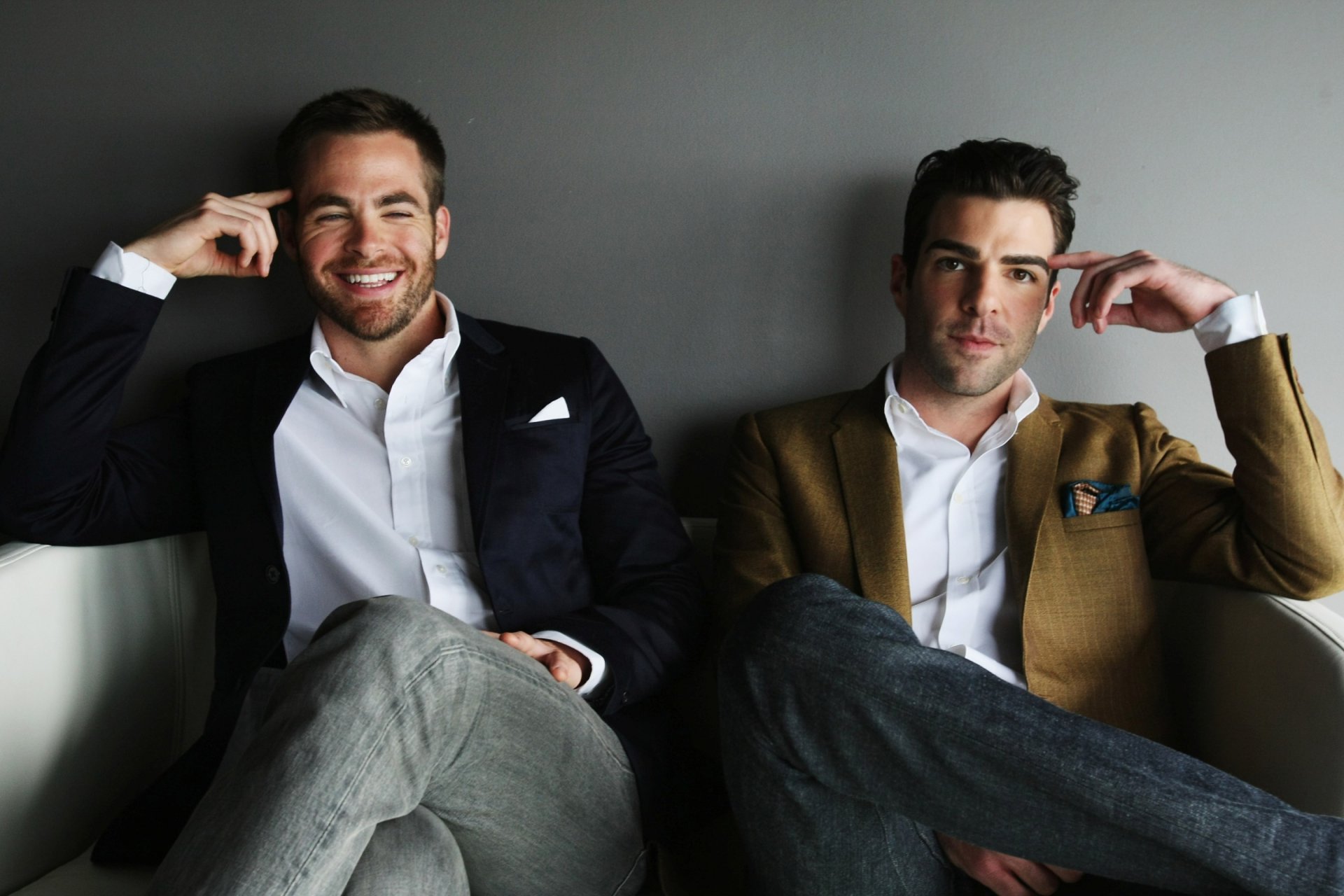 chris pine zachary quinto quinto acteurs star trek promo