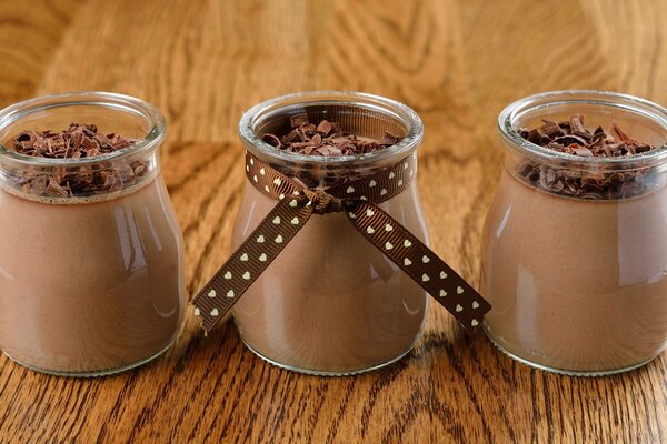 Dessert sucré au chocolat