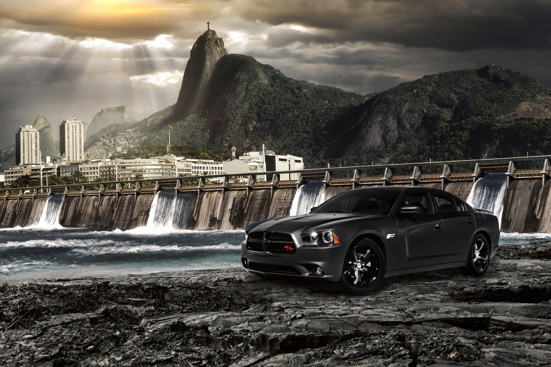 fast five rio de janeiro rio de janeiro esquiver chargeur barrage eau fast and furious 5