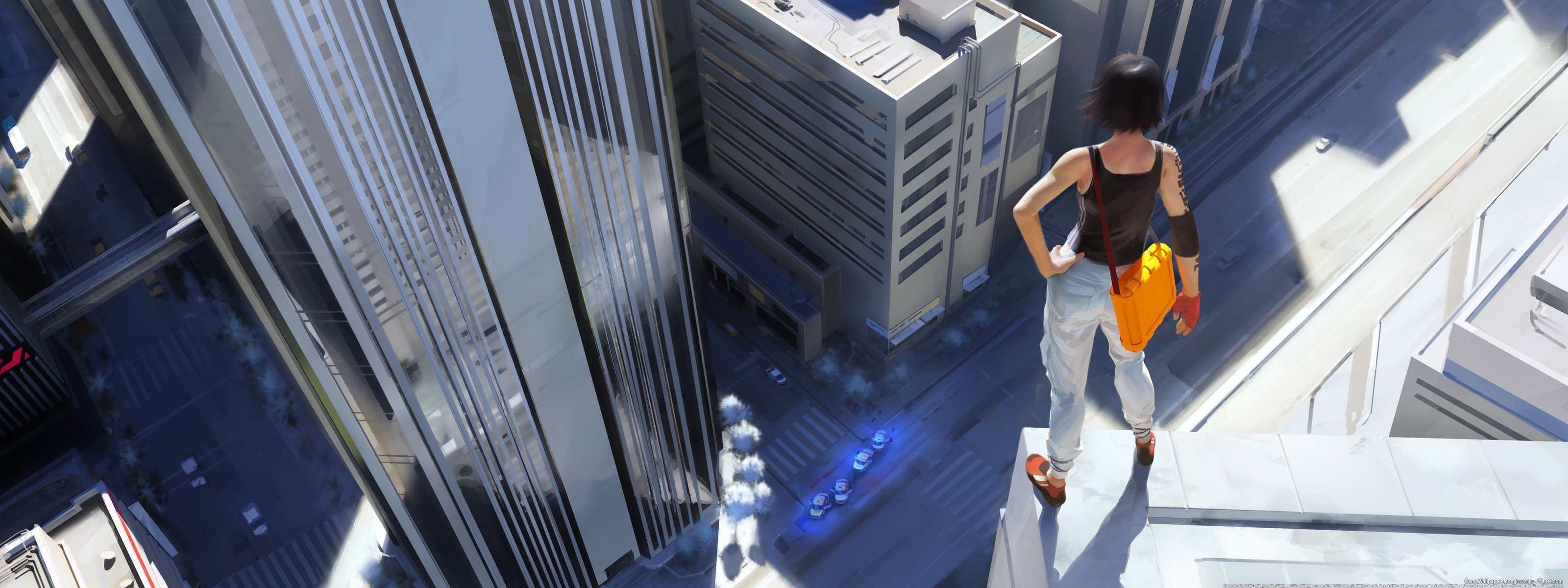mirrors edge fille hauteur