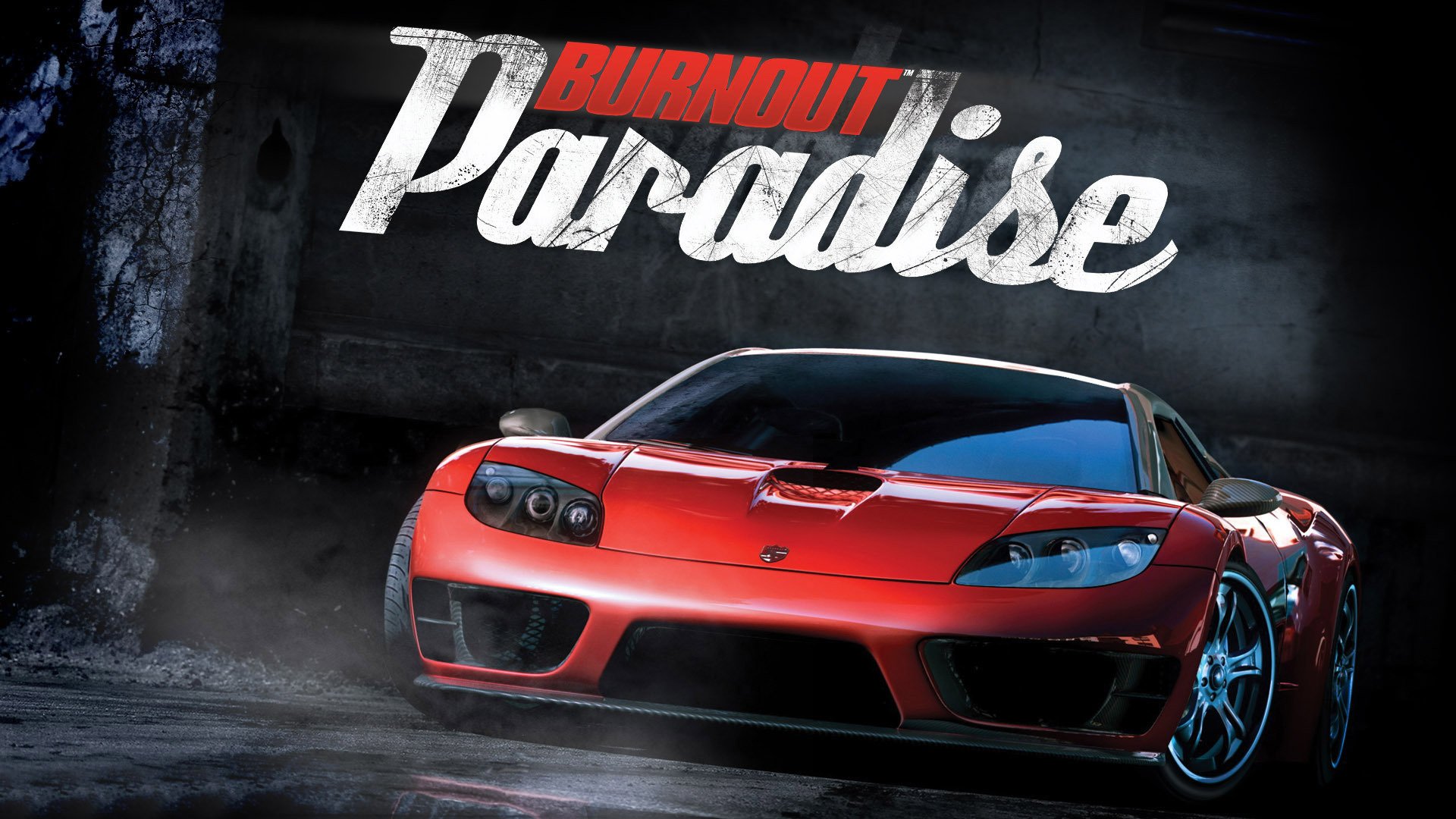 burnout paradise asphalte humide vapeur