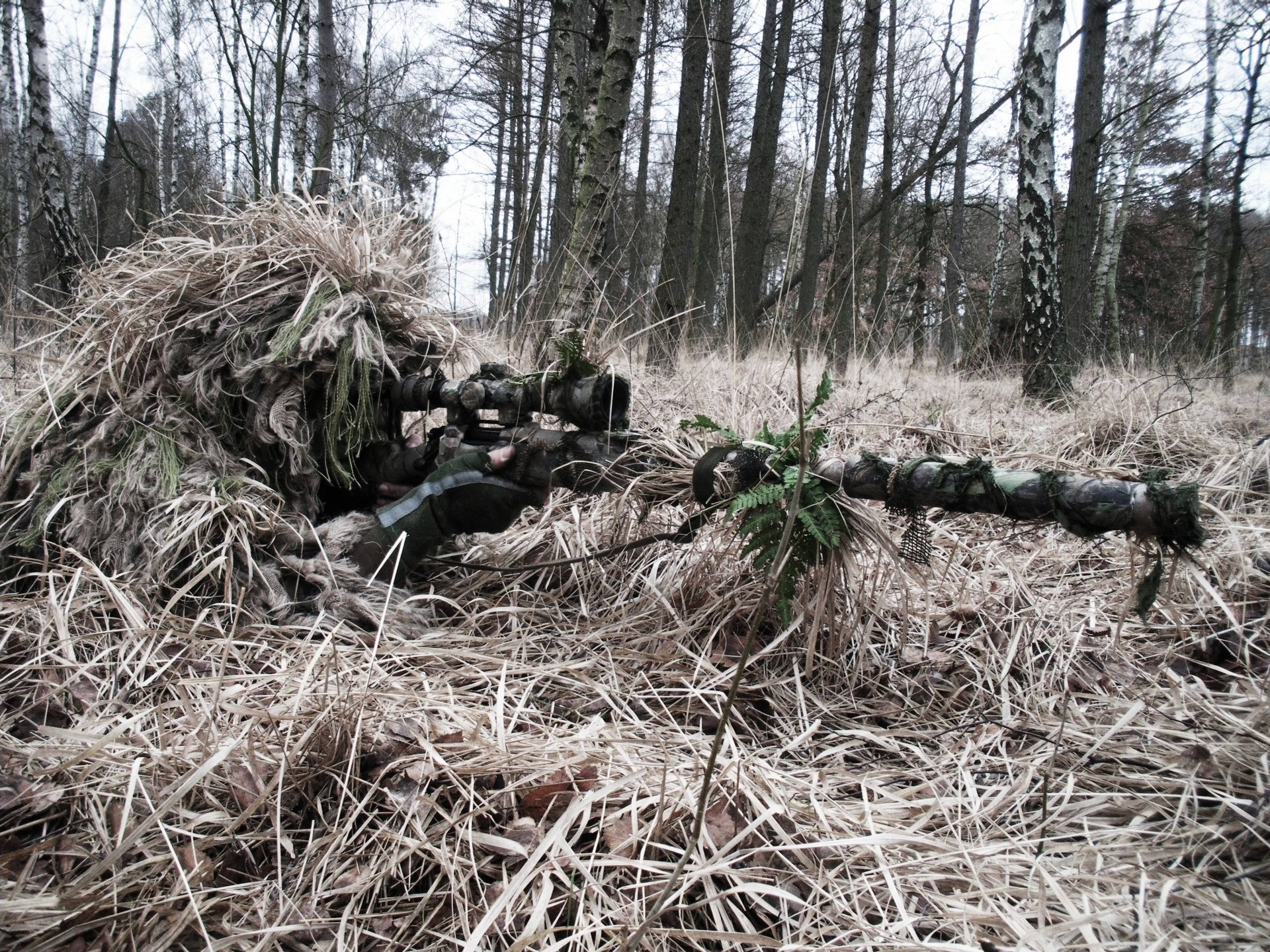 sniper embuscade déguisement fusil de sniper