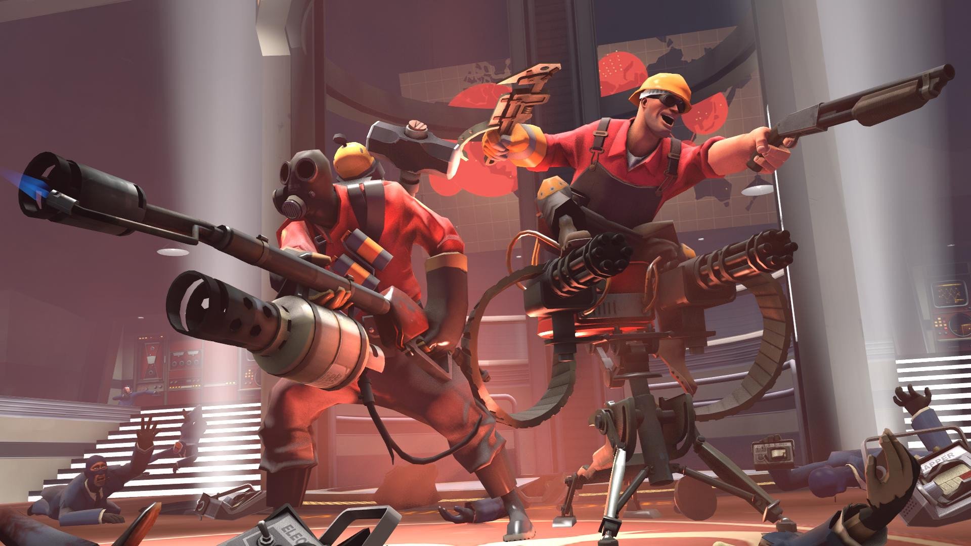 tf2 l équipe fortes2 pyro . pyromane ingénieur