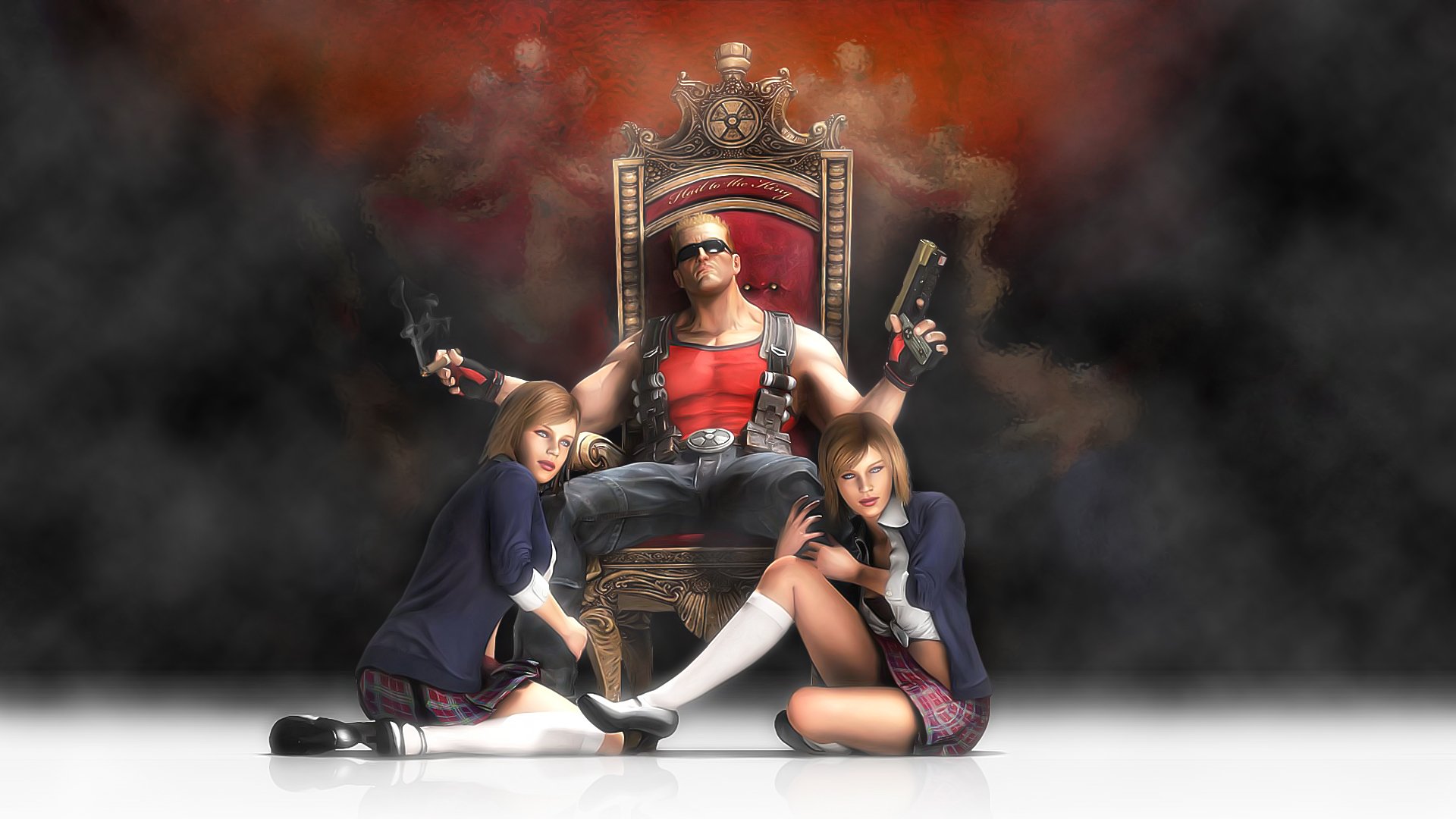 duke nukem pour toujours filles arme