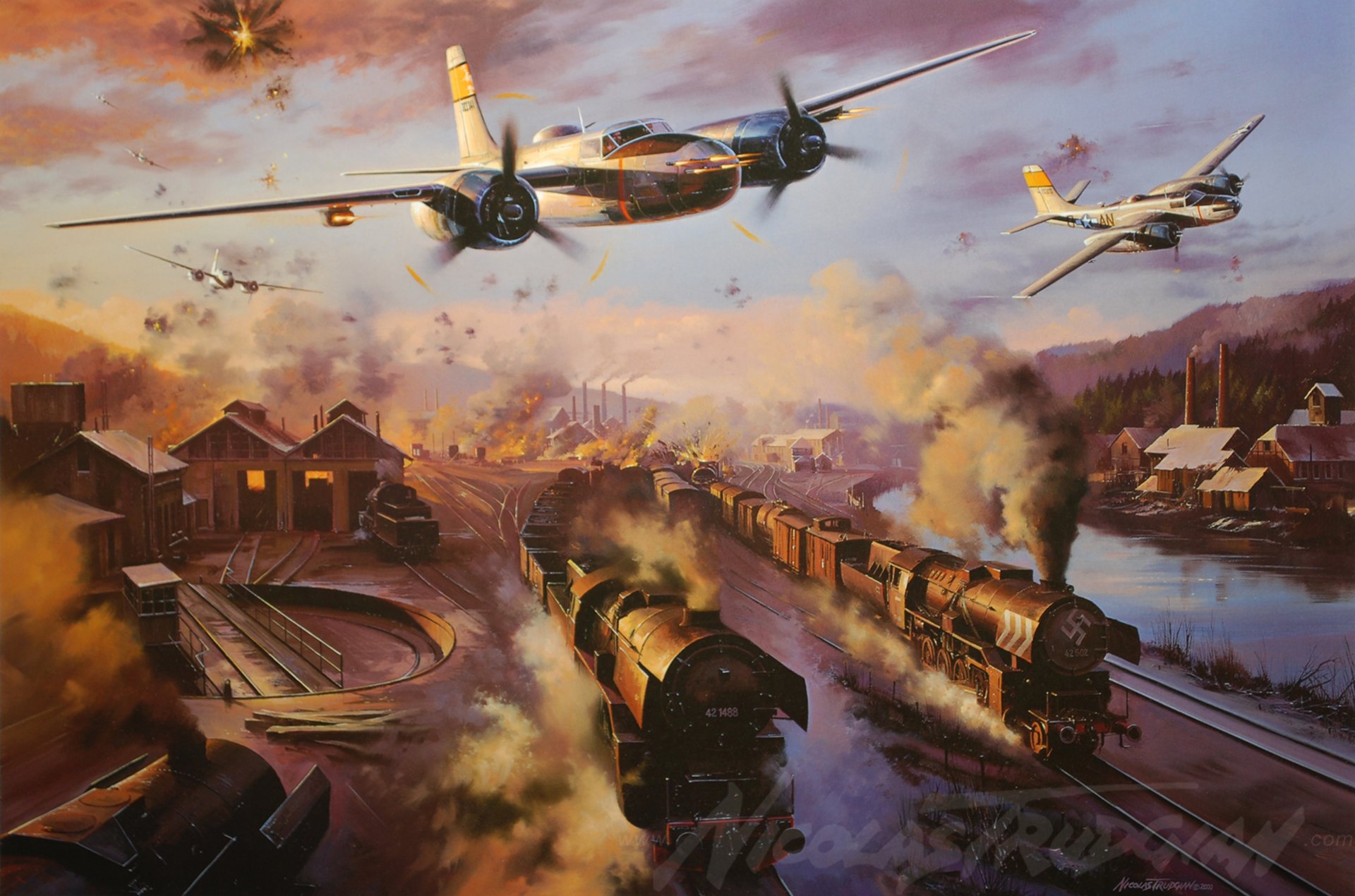 a-26 envahisseur envahisseur a-26 avion d attaque bombardier ww2 peinture avion art avion