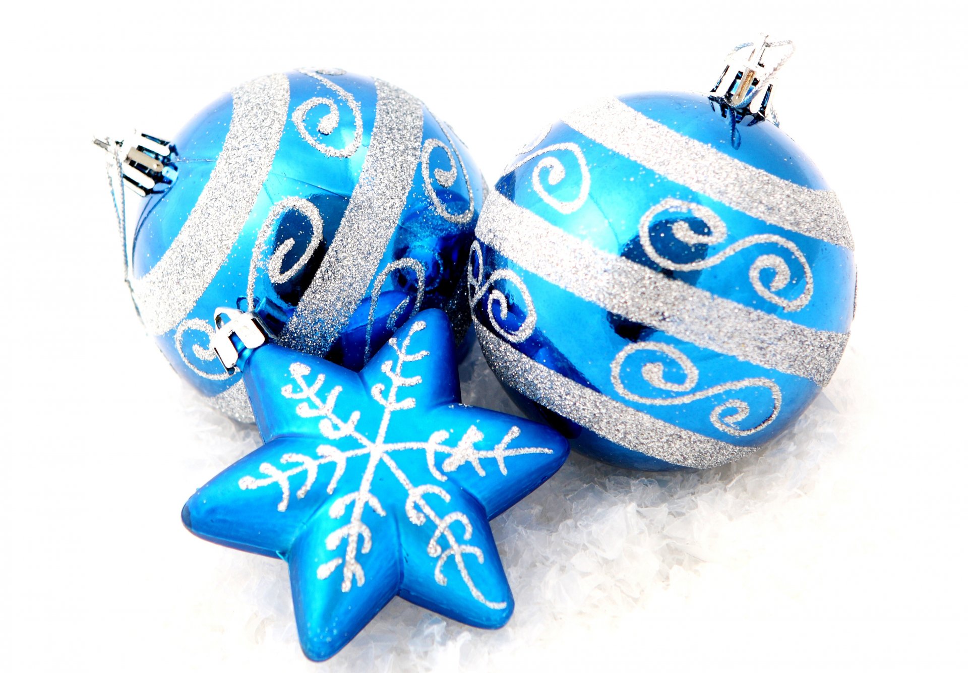 décorations de noël boules flocon de neige